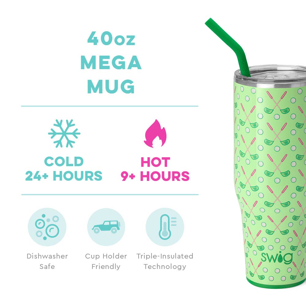 Tee Time Mega Mug (40oz)