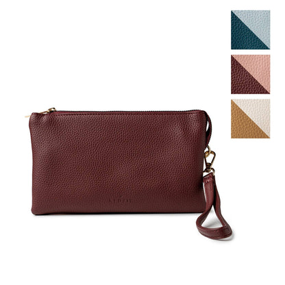 Kedzie Eclipse Colorblocked Convertible Wallet Crossbody O.S: Wine