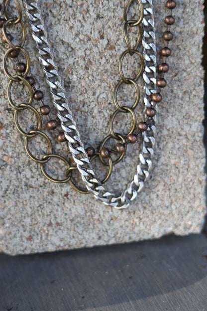 MIXED CHAIN NECKLACE