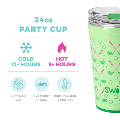 Tee Time Party Cup (24oz)