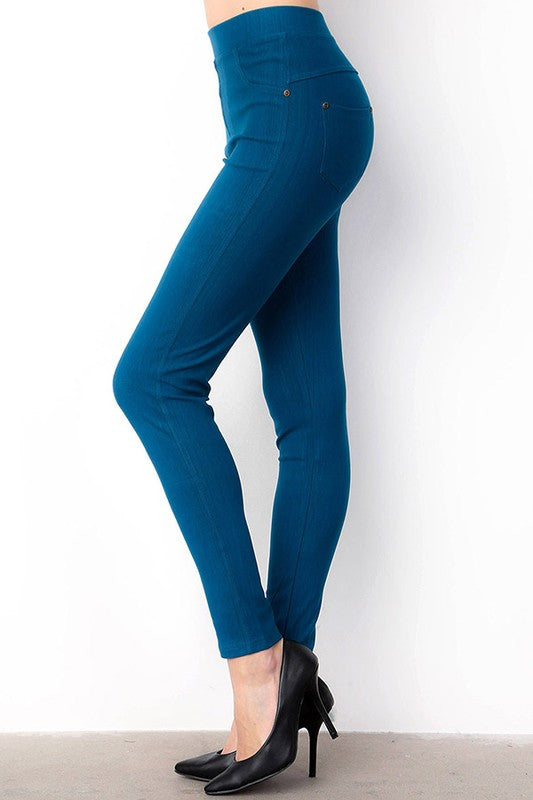 Cotton blend leggings