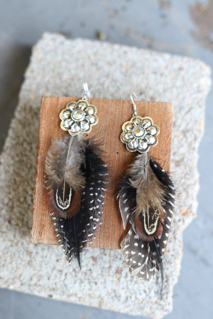 Funky Feather Earrings