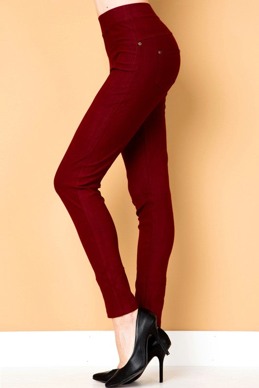 Cotton blend leggings