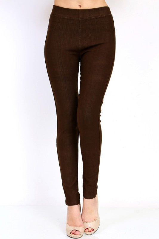 Cotton blend leggings